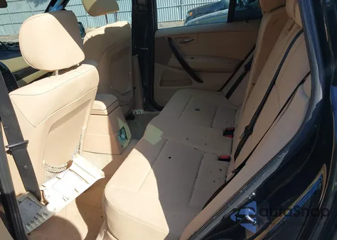 2007 BMW X3 3.0Si z USA, uszkodzony, nr VIN WBXPC934X7WJ01095